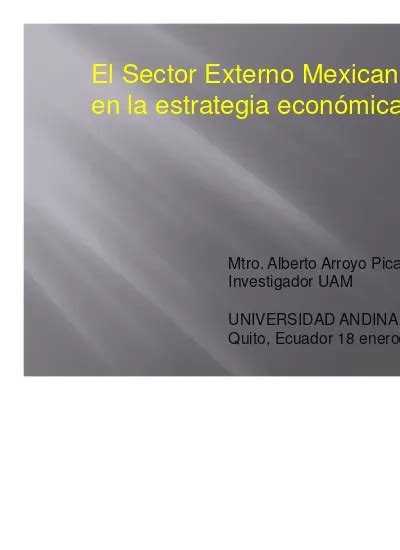 Estudios sobre el sector externo mexicano. - Student solutions manual for miller freunds probability and statistics for engineers.
