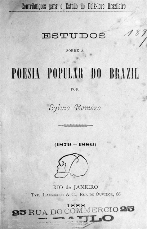 Estudos sobre a poesia popular do brasil. - Poli tica brita nica en el ri o de la plata..
