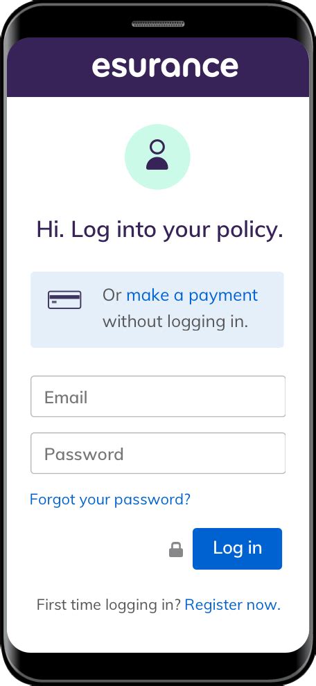Esurance.com login. To access your online account, go to www.esurance.com and log in to your account with the email address and password you provided when you created or ... 