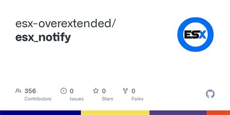 Esx notify github.  Do not use this event for client side, instead use ESX.  Contribute to Co...