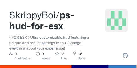 Esx redesign.  Change eveything about your experience! - SkrippyBoi/ps...