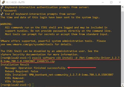 Esxi network drivers. 01 is now available and resolves network connection drop that some folks...