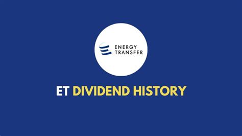 Et dividend history. Things To Know About Et dividend history. 