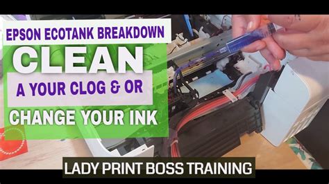 I had an issue with my yellow ink clogging in my Epson Et 2720 sublimation printer the other day. Today I'm sharing with you how I fixed the problem by running a power clean. Hope it helps.... 