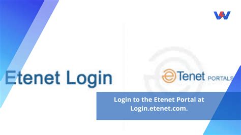 You will only be able to access the ESS portal if you are at work connected to the Tenet network or. . Etenetportals