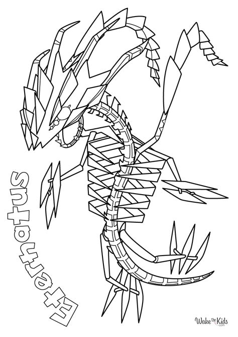 Eternatus Coloring Page