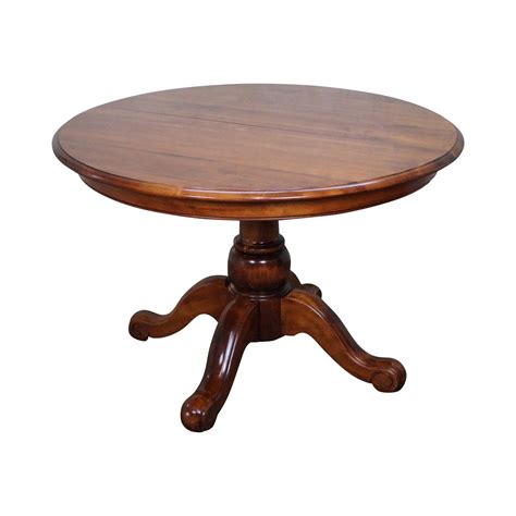 Ethan Allen Legacy Round Pedestal Table and 4 …