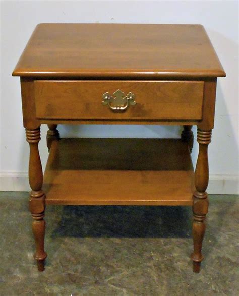 Get the best deals for ethan allen night stand at eBay.com. We have a great online selection at the lowest prices with Fast & Free shipping on many items! ... Ethan Allen Country French Nightstand Birch #26-5216 #216 Bordeaux circa 2000. Opens in a new window or tab. Pre-Owned. $545.00. mbhomefurnishings (977) 100%. or Best Offer. …
