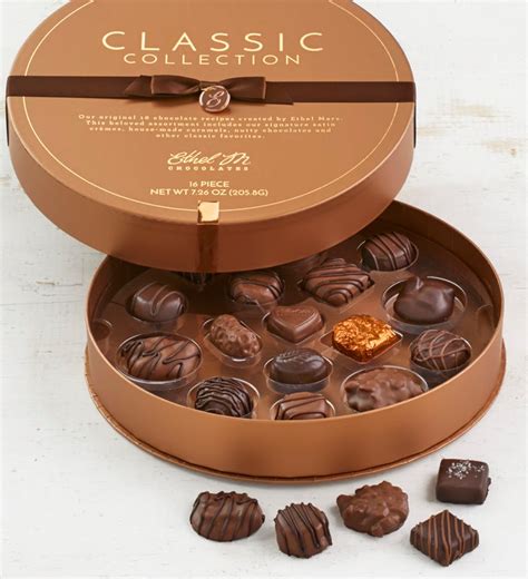Ethel m chocolate. Holiday chocolates are the perfect gift for anyone on your list. Choose from collectible tins, gift baskets, and more. Shop our gourmet chocolate gifts and more. 