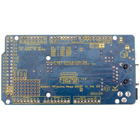 EtherMega Ethernet Arduino kompatibler Mikrocontroller