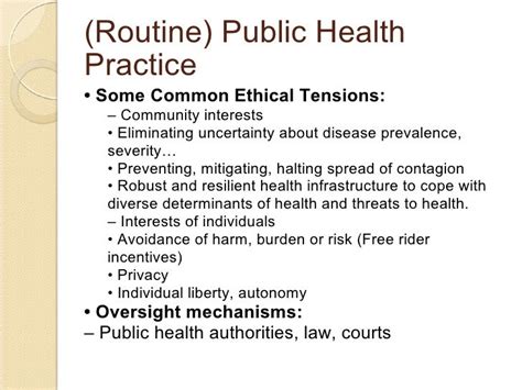 Ethical considerations in public health nursing - MN Dept. of …