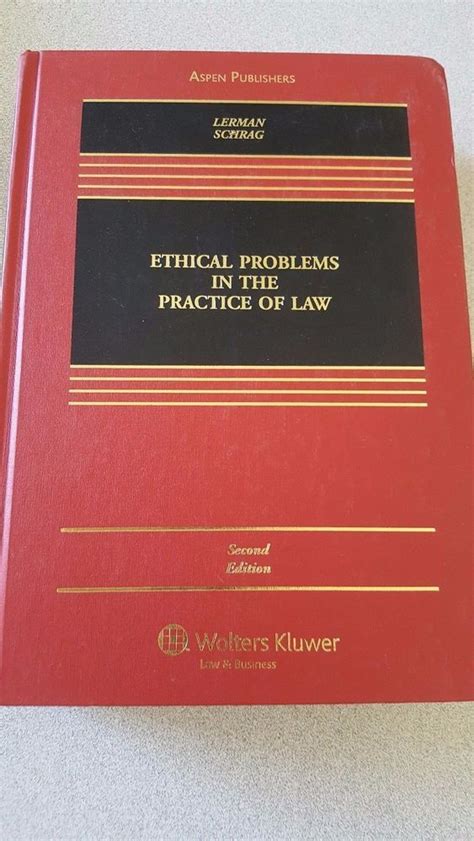 Download Ethical Problems In The Practice Of Law By Lisa G Lerman