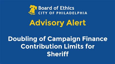 Ethics Campaign Finance: Contribution Limits