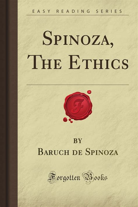 Read Ethics By Baruch Spinoza