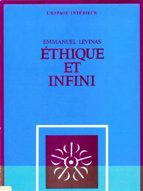 Ethique et Infini