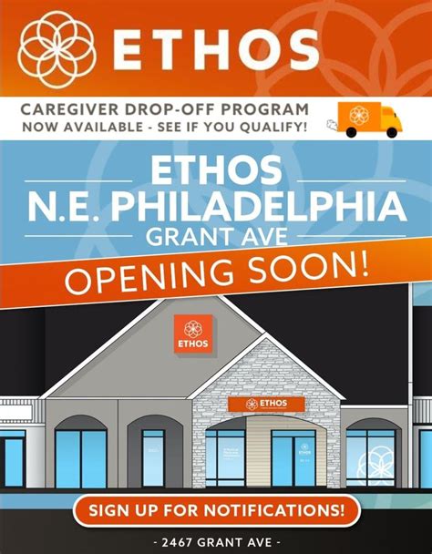Ethos grant ave. Ethos Dispensary - North East Philadelphia in Philadelphia, PA. Ethos is a patient-friendly Northeast Philadelphia medical marijuana dispensary convenient to Roosevelt Blvd and Grant Ave. Stocked with flower, tinctures, vape cartridges, capsules & concentrates, our Northeast Philadelphia cannabis dispensary is focused on helping patients find the right products for their needs. 