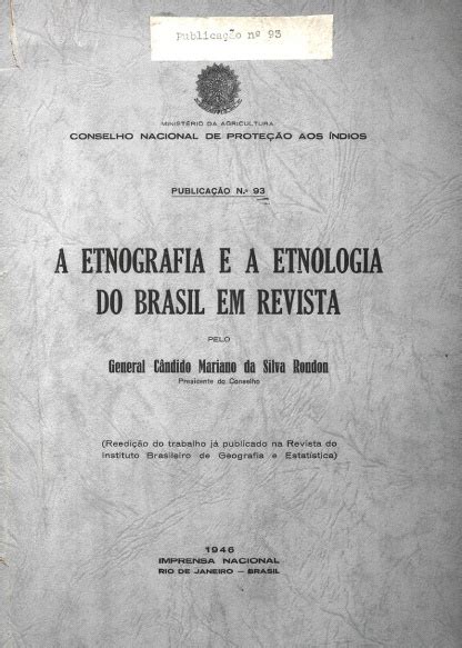 Etnografia e a etnologia do brasil em revista. - Guía de procedimientos de gestión de almacenes.
