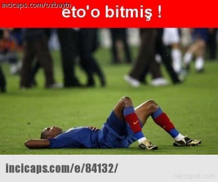 Eto'o Bitmiş Facebook. 