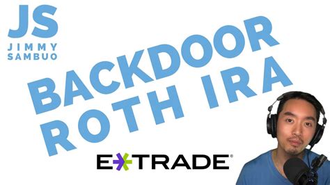 Etrade backdoor roth. When Can You Withdraw From A Roth Ira. With a Roth IRA, you can withdraw your contributions anytime, as long as the account has been open for five years, without penalty. As for the earnings, you have to wait until youre 59 ½ to receive distributions, or you risk paying a 10% penalty in addition to income taxes. 
