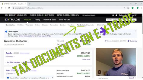 Etrade tax documents. View duplicate 1099s and other tax forms: View online: Estate & Inheritor Document Upload: ... Use this form to verify a beneficiary for an E*TRADE or Morgan Stanley Private Bank account that is converting assets and/or cash due to a deceased owner. The form is only used when assets being claimed are valued under $10,000.00 and claimant is ... 