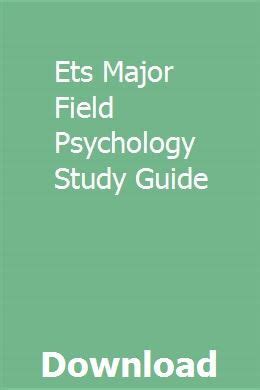 Ets major field psychology study guide. - Detroit diesel electronic tools dddl 6 7 ddec vi user owner manual.