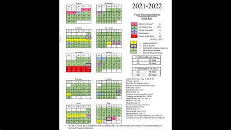 Etsu Summer 2022 Calendar