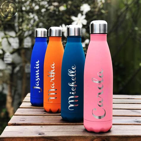 Personalized Kids Water Bottle with Straw, Back