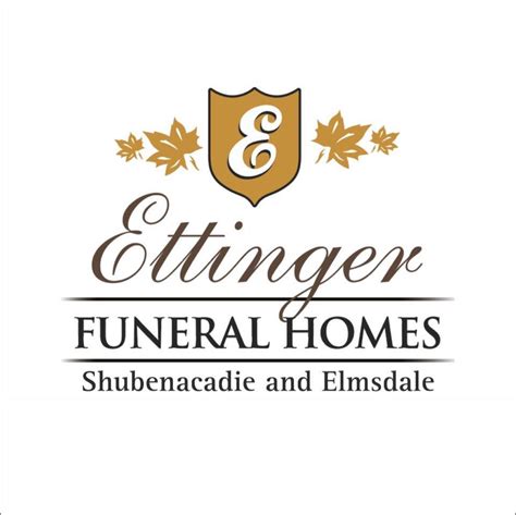 Ettinger funeral home. .  ...
