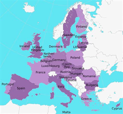 Challenging map quiz with the 46 countries of Europe, from Albania 