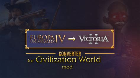 Eu4 to vic2 converter. CK3 To EU4 Converter. Welcome to the CK3 to EU4 Converter project! The goal of this project is to allow a Crusader Kings 3 campaign to be transferred and continued in Europa Universalis 4, so you may continue your game uninterrupted, from 867 to 1821+, and further using our other converters from Imperator and to Victoria 2 and Hearts of Iron 4. 