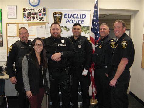 Euclid police department. Dec 3, 2023 · The Euclid Police Department recently announced the return of its Citizens Police Academy which will run from Jan. 23 to March 26. The Citizens Police Academy is currently accepting applications ... 