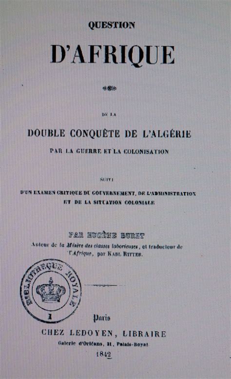 Eugène buret (1810 1842), précurseur de la révolution nationale. - Bases de l'anesthésie régionale guidée par échographie.