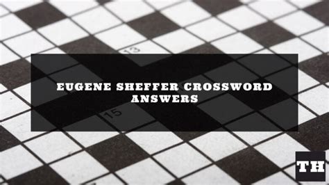 O ur Eugene Sheffer Crossword May 9, 2024 