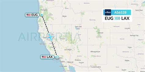 A flight from Los Angeles to Eugene is the only available route if y