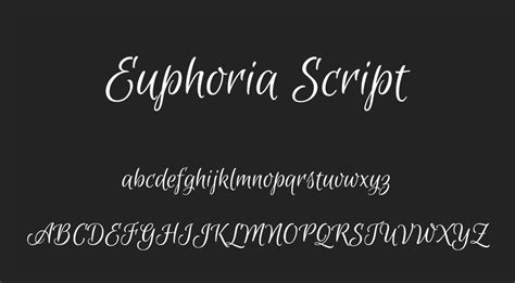 Euphoria Script Font Download