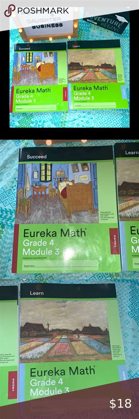Eureka Math Lot of 2 Books Grade 4 Module 3 Eureka Math, Business