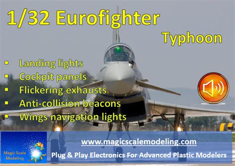 Eurofighter Typhoon - 1/32 - Lights set - Magic Scale Modeling