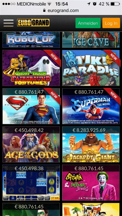 eurogrand mobile casino bonus code