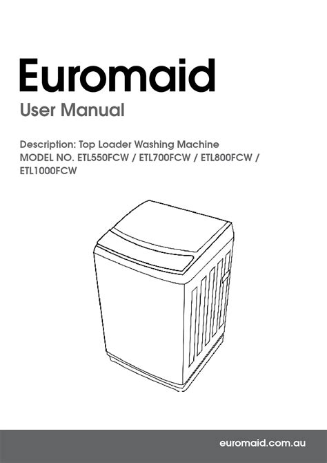 Euromaid Manual Washing Machine