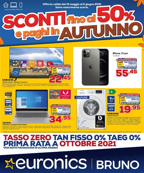 Euronics lancia un nuovo volantino con rate a tasso zero