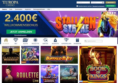 europa casino auszahlung signup bonus code