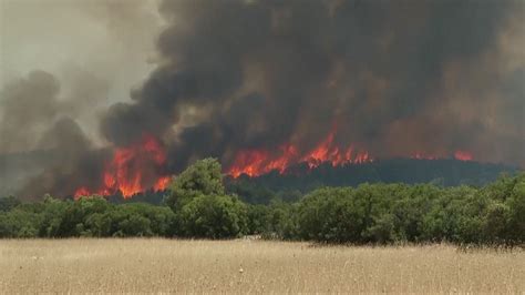 Europe’s heat wave: Greek wildfires force hundreds to flee as temperatures rise