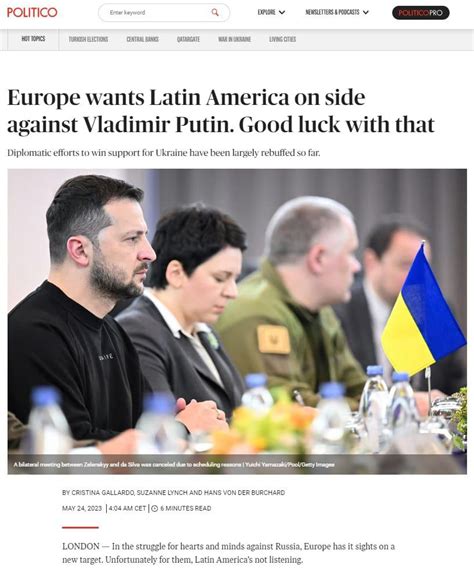 Europe wants Latin America on side against Vladimir Putin. Good luck with that