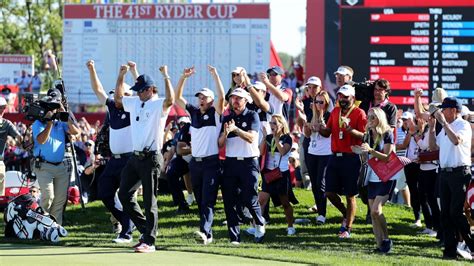 Europe wins back the Ryder Cup from the United States