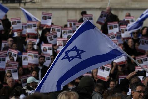 European cities see vigils to oppose antisemitism and rallies seeking relief for  Gaza