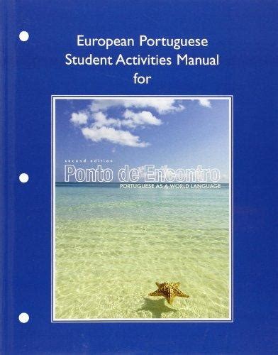 European student activities manual for ponto de encontro portug. - Ventajas y desventajas de comprar manual.