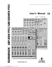 Eurorack ub1204fx pro manual de usuario. - Certified pediatric emergency nurse cpen review manual.