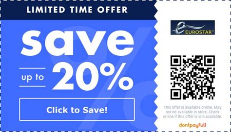 Eurostar Discount Code || 4 Best Discount Code For EurostarAbout This Channel:Coupon Codes For all Brands & ServicesDisclaimer:If any of this coupon code is .... 