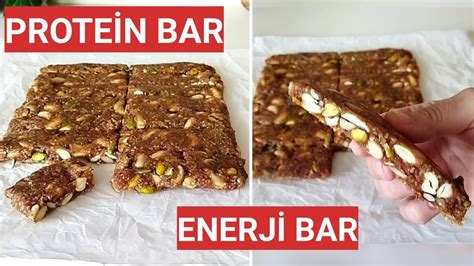 Ev Yapimi Enerji Bar.