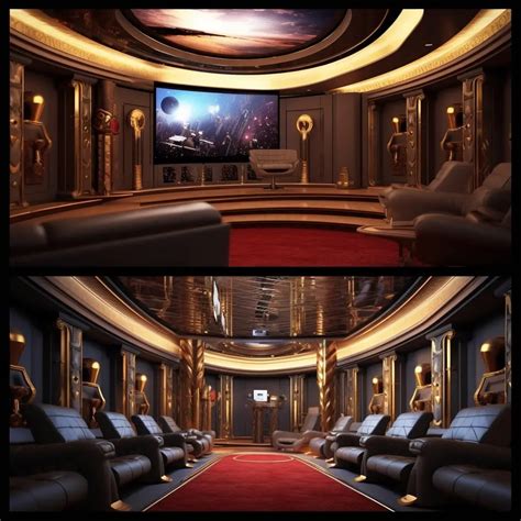 Ev sinema salonu dekorasyonu modelleri